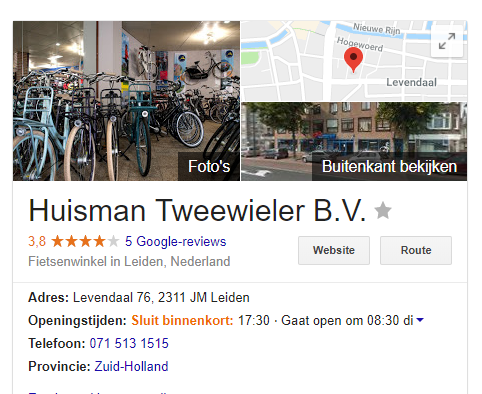 Google Mijn Bedrijf