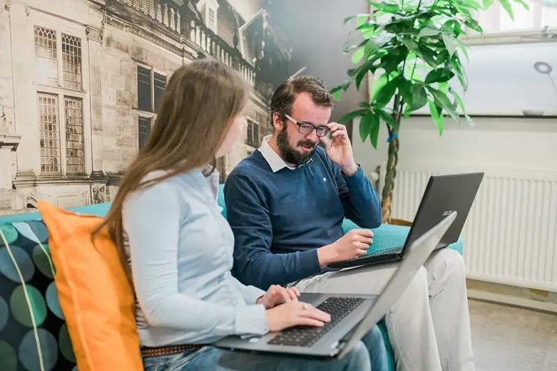 Online marketingoverleg bij Kliq Internet